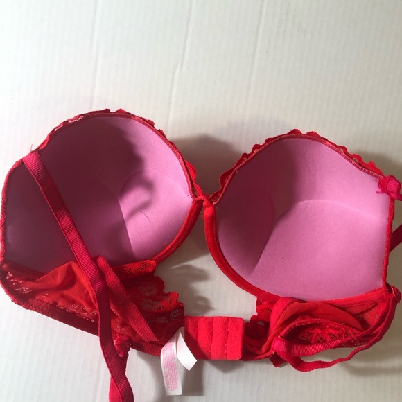 Pink Victoria’s Secret Date Super Push Underwire Bra. Size 36C - Picture 9 of 9